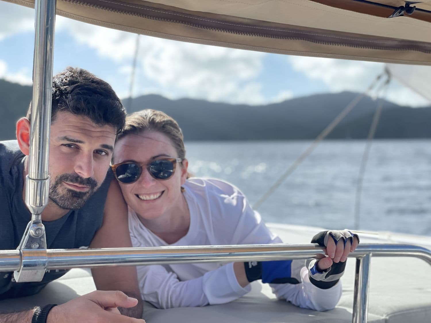 A quiet afternoon on the water between anchorages