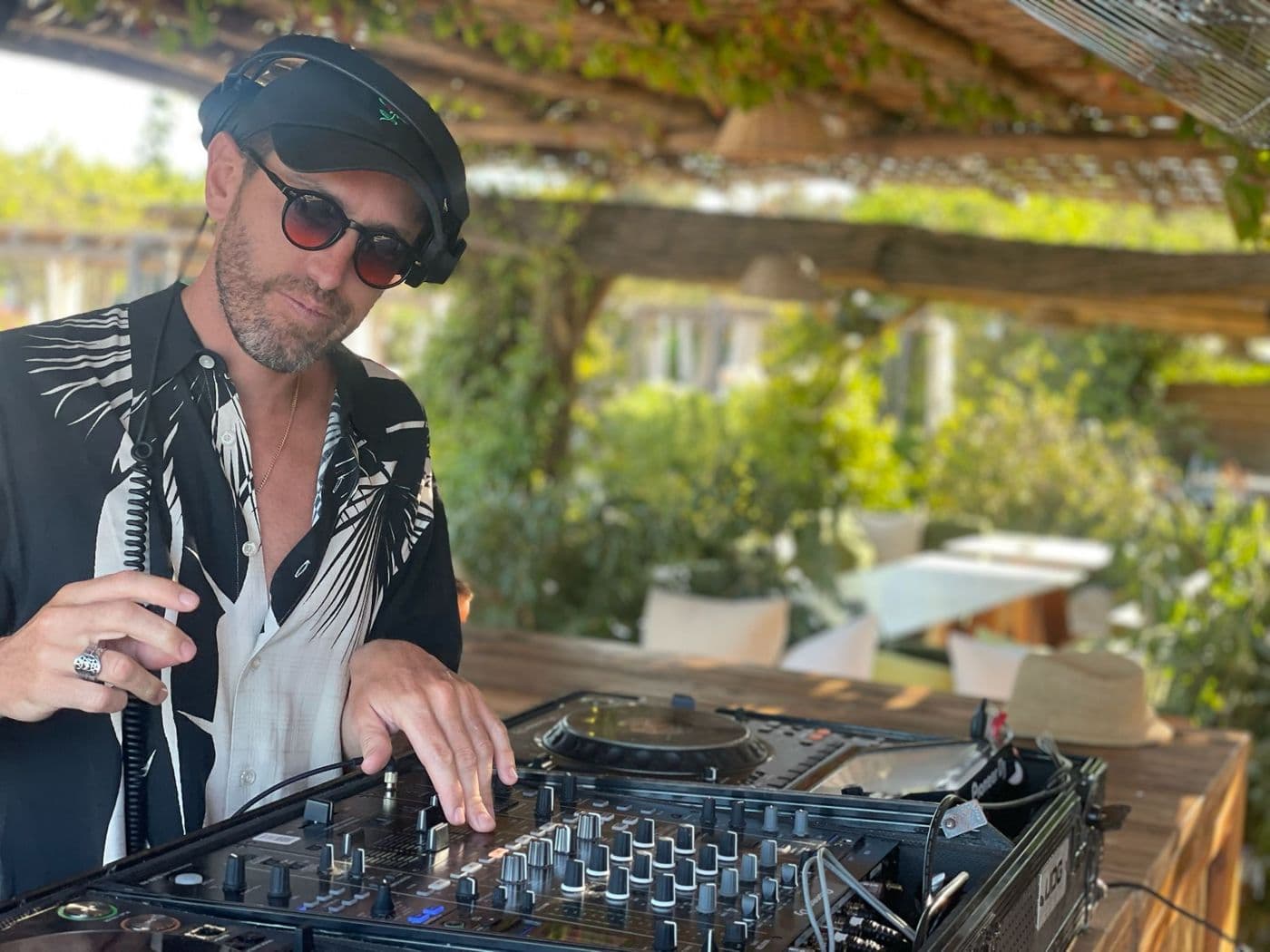 A Mediterranean beach club afternoon